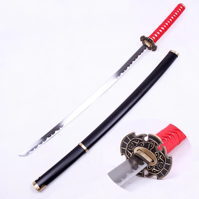 

[Funny] 104cm Cosplay Anime Inuyasha Sesshoumaru Iron Broken Tooth weapon Wooden Sword Costume party Anime show Japan samurai