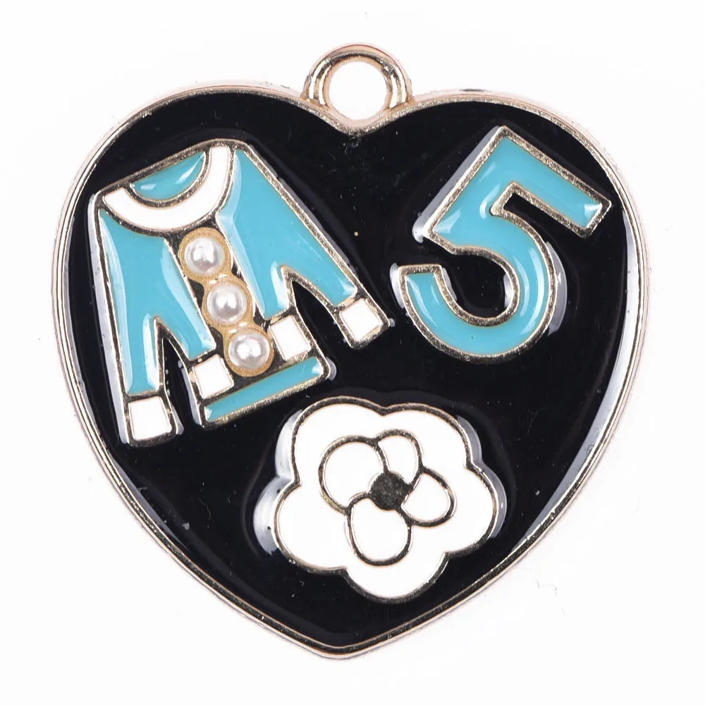 1 Pcs Metal Croc Shoes Charms Pink Women Bags Decoration Black Formal Hat Lady Bracelet Accessories Perfume Bottle Girl Gidt