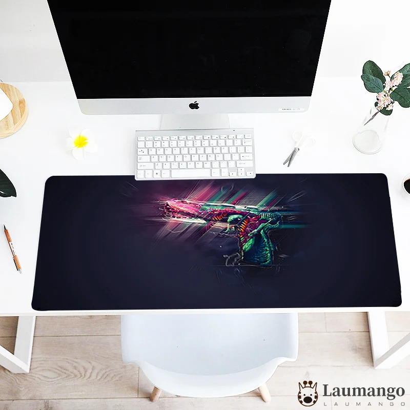 

CS Simple design of high - fresh mouse pad anti-skid carpet office desktop game mouse pad