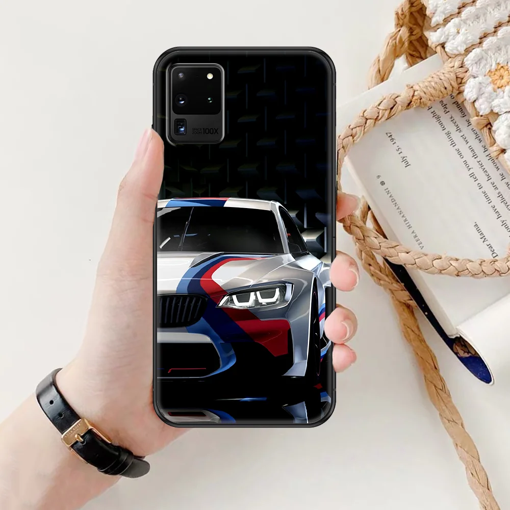 

power sport car Bmws Phone case For Samsung Galaxy Note 4 8 9 10 20 S8 S9 S10 S10E S20 Plus UITRA Ultra black 3D Etui fashion