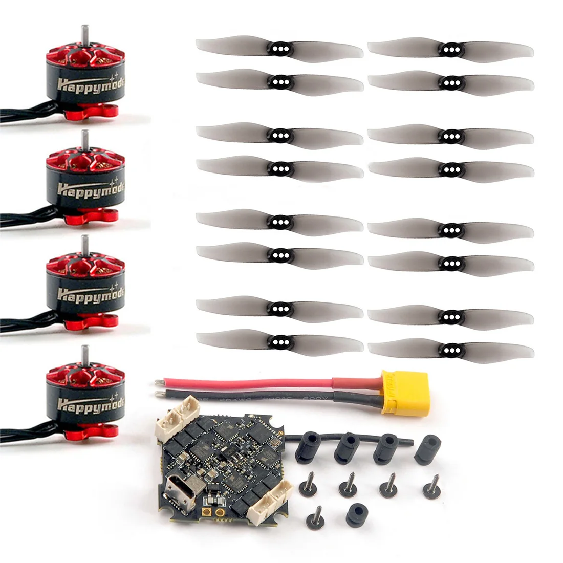 

Двигатель EX1105 3-4S 5200KV с контролем полета Crazybee F4 PRO V3.0 Blheli_S 10A ESC Flysky/Frsky RX 3018 3-дюймовый пропеллер