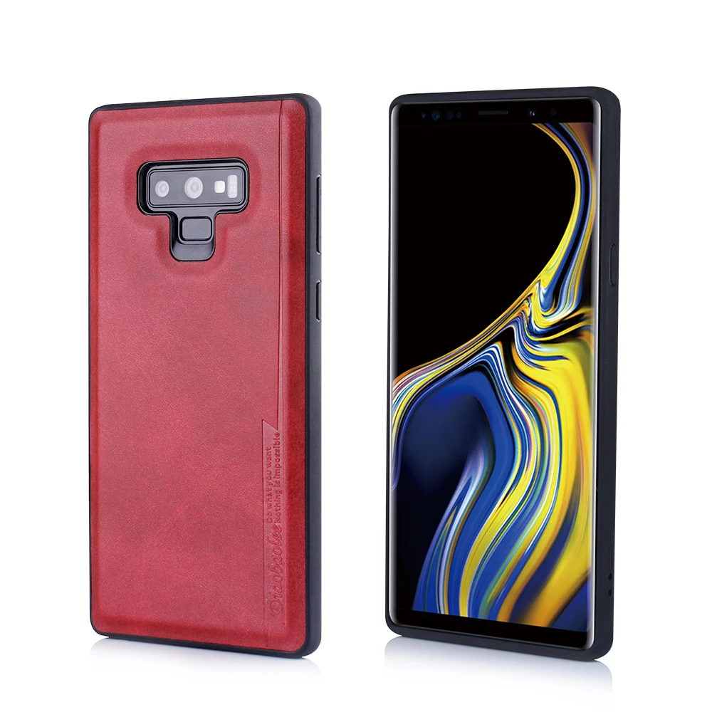 Чехол из натуральной кожи для samsung Galaxy Note 8 задняя крышка чехлы Note9 Силиконовый ТПУ