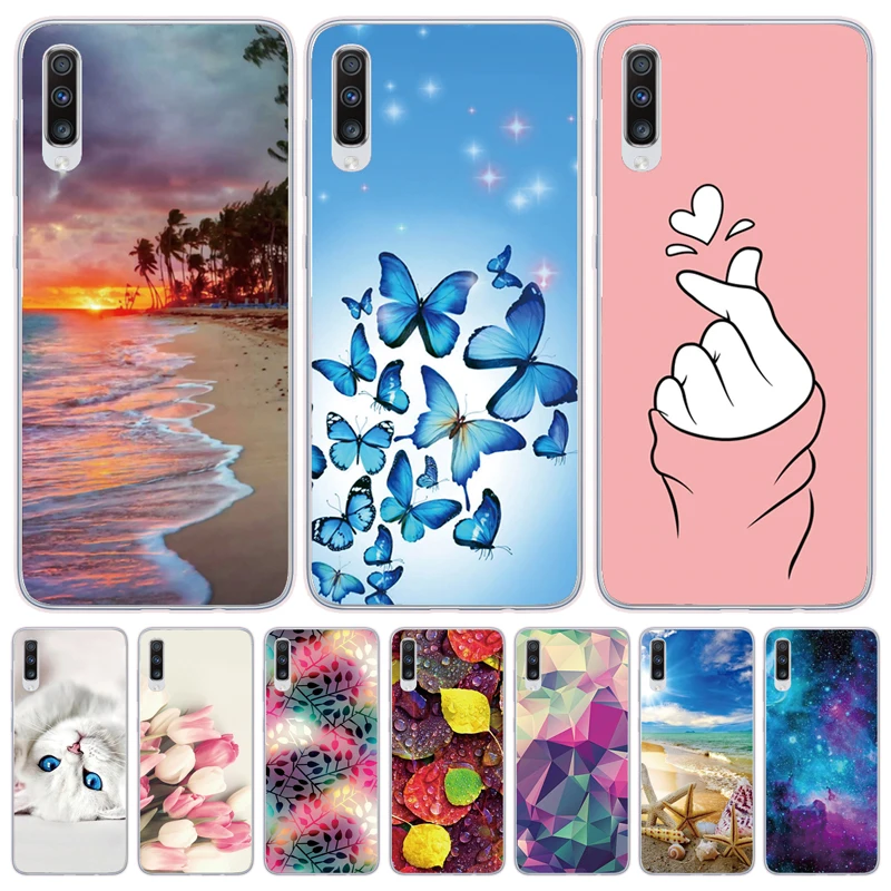 Для samsung A70 чехол 2019 Мягкий ТПУ задняя крышка для телефона Galaxy силиконовый s Coque Capa A