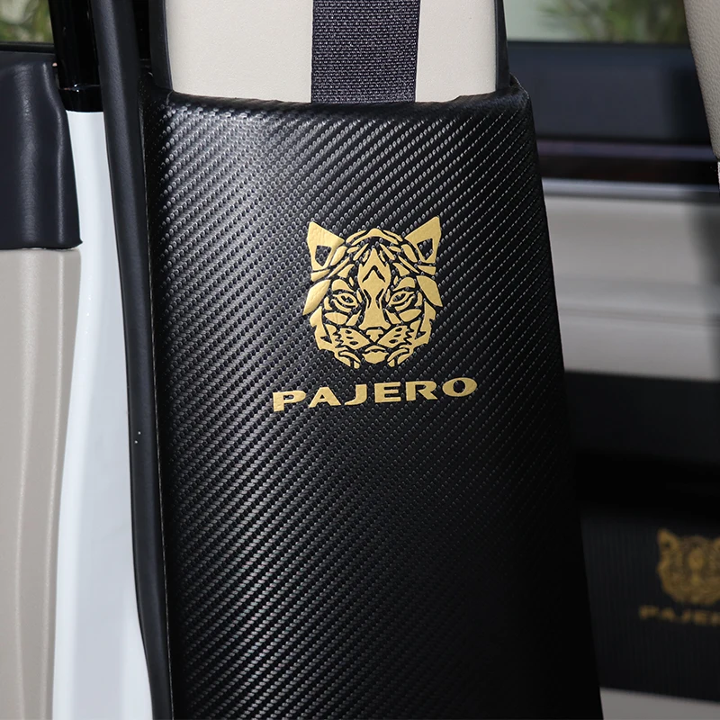 Для Mitsubishi Pajero V97 V93 V98 V95 V87 V73 B-Pillar наклейка против ударов грязи искусственная кожа