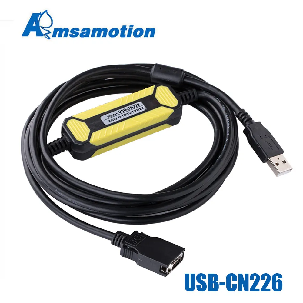 USB-CN226 Amsamotion дизайн экономичный кабель подходит Omron CS CJ CQM1H CPM2C серии ПЛК кабель для программирования линия загрузки