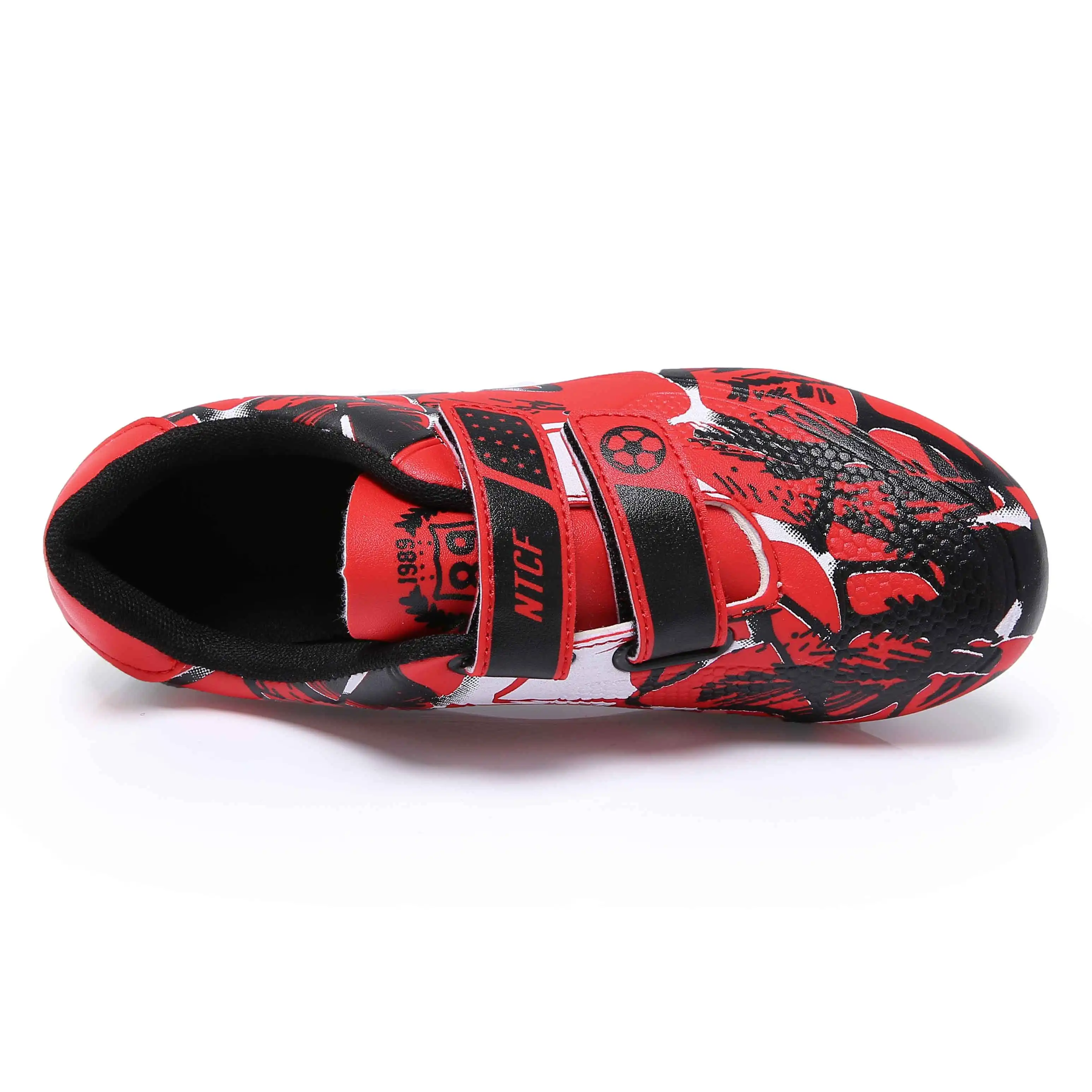 Детские футбольные бутсы для детей Длинные шипы TF кроссовки мягкая Закрытая