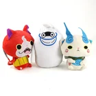 Часы Yokai плюшевые 22-30 см 3 стиля, милые часы Youkai Jibanyan Komasan Whisper, мягкие игрушки-животные, кукла