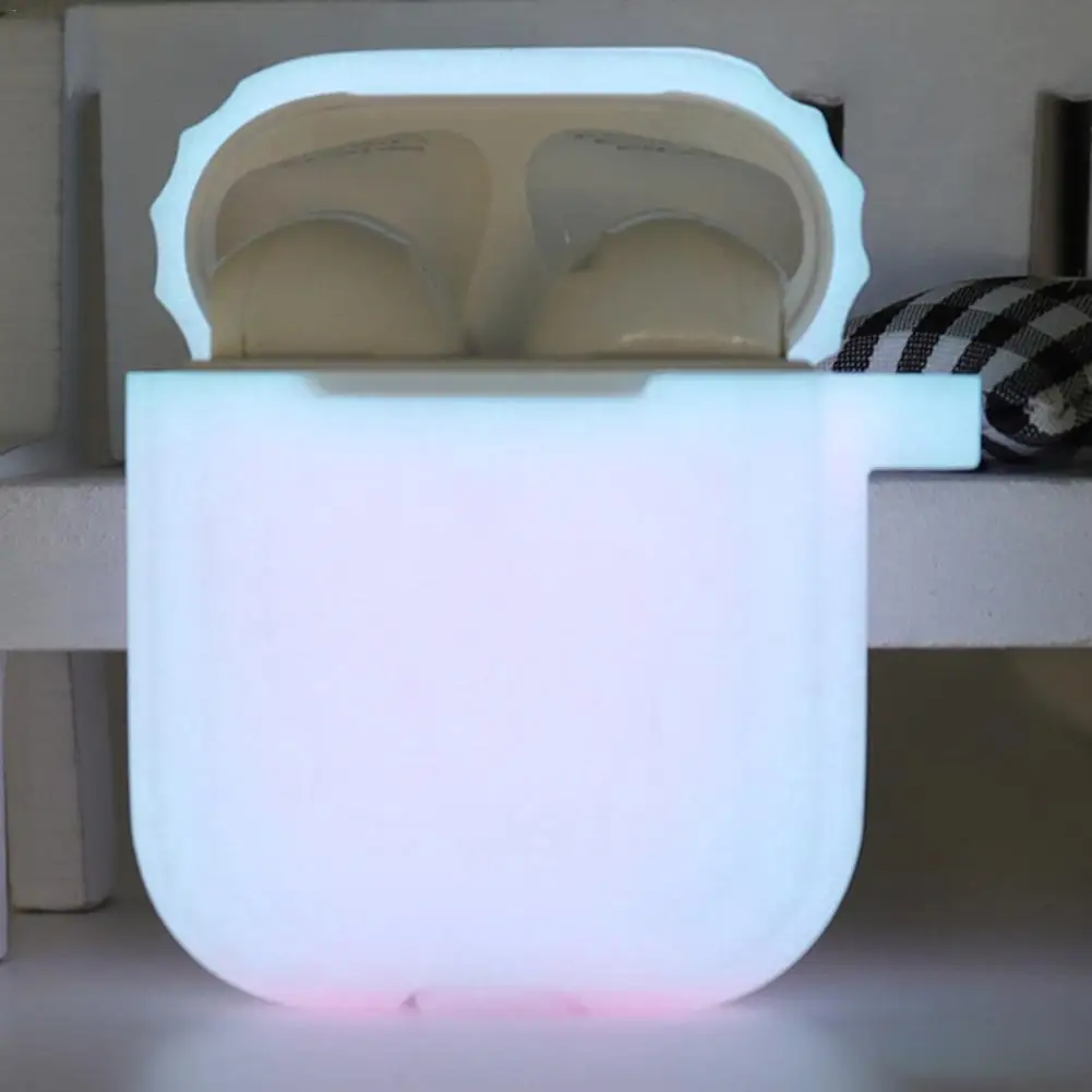 Новый высококачественный светящийся анти-капля ящик для хранения Airpods 1 2