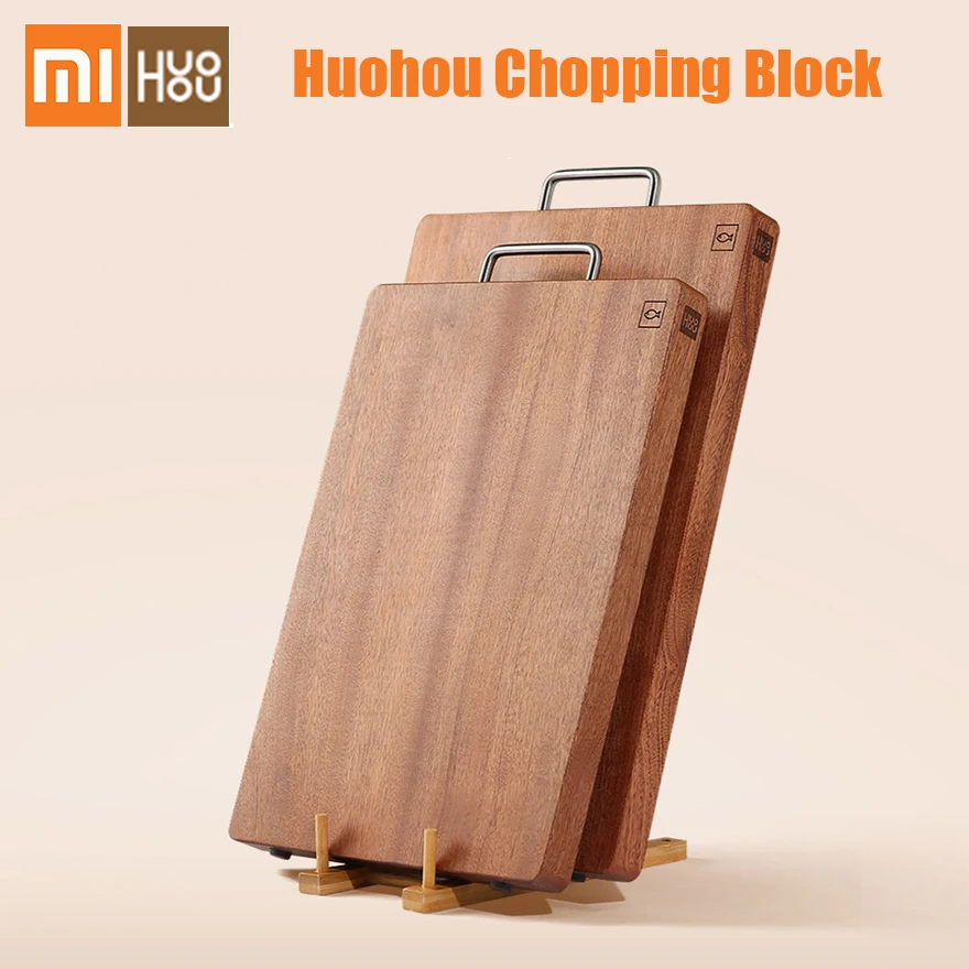 Huohou разделочный блок для мяса фрукты овощи бар кухонные инструменты из черного