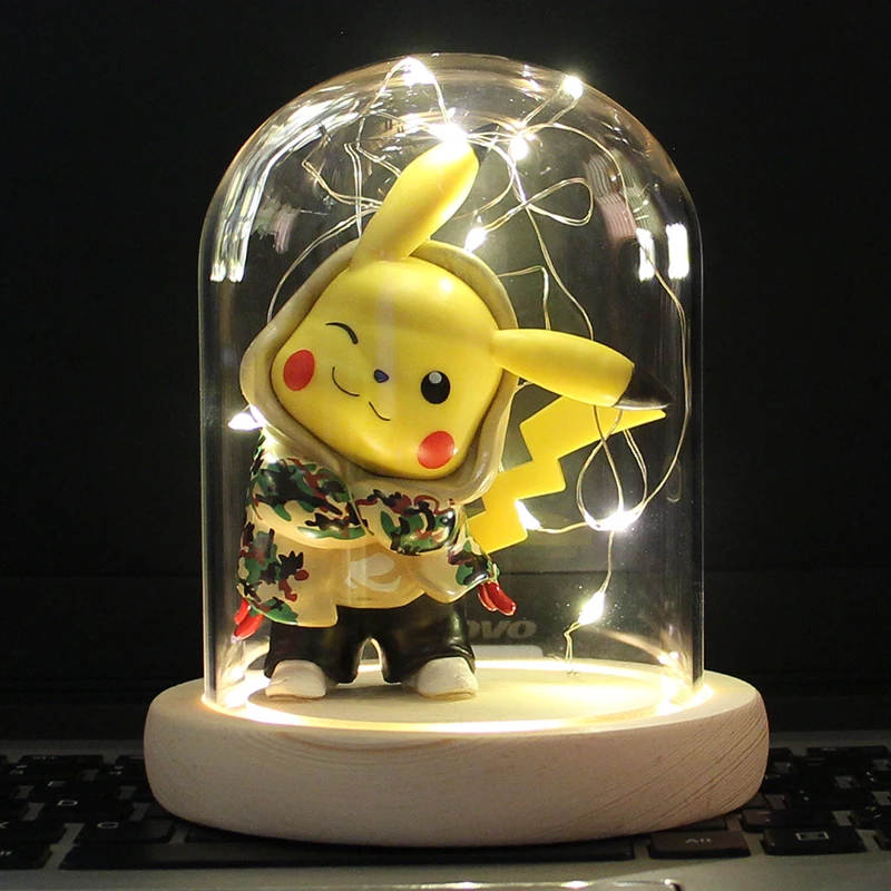 

TOMY Pokemon Action Figure Pikachu Doll Decoration Birthday Gift Cute Model Decoration Toy