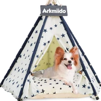 indoor pet tent indian style cat litter four seasons usable kennel portable removable and washable dog house