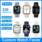 2021 Смарт-часы Z36 Серия 7 IWO Беспроводное зарядное устройство мужские Смарт-часы 1,7 DIY Face MTK2502 вращающаяся кнопка Relogio PK W37 Pro M36plus