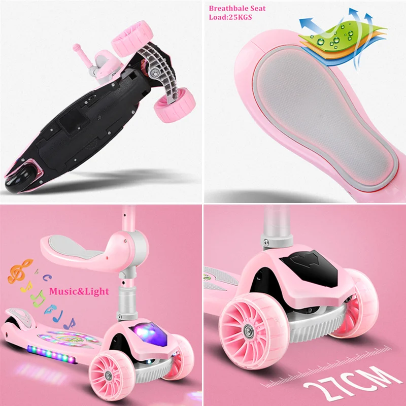 ALWAYSME Детский самокат и балансировочный велосипед для детей возрастом 24 72