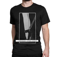 novelty short sleeve tee shirt chained heels bdsm t shirt dominant submissive submission master camisas 3d tshirts men