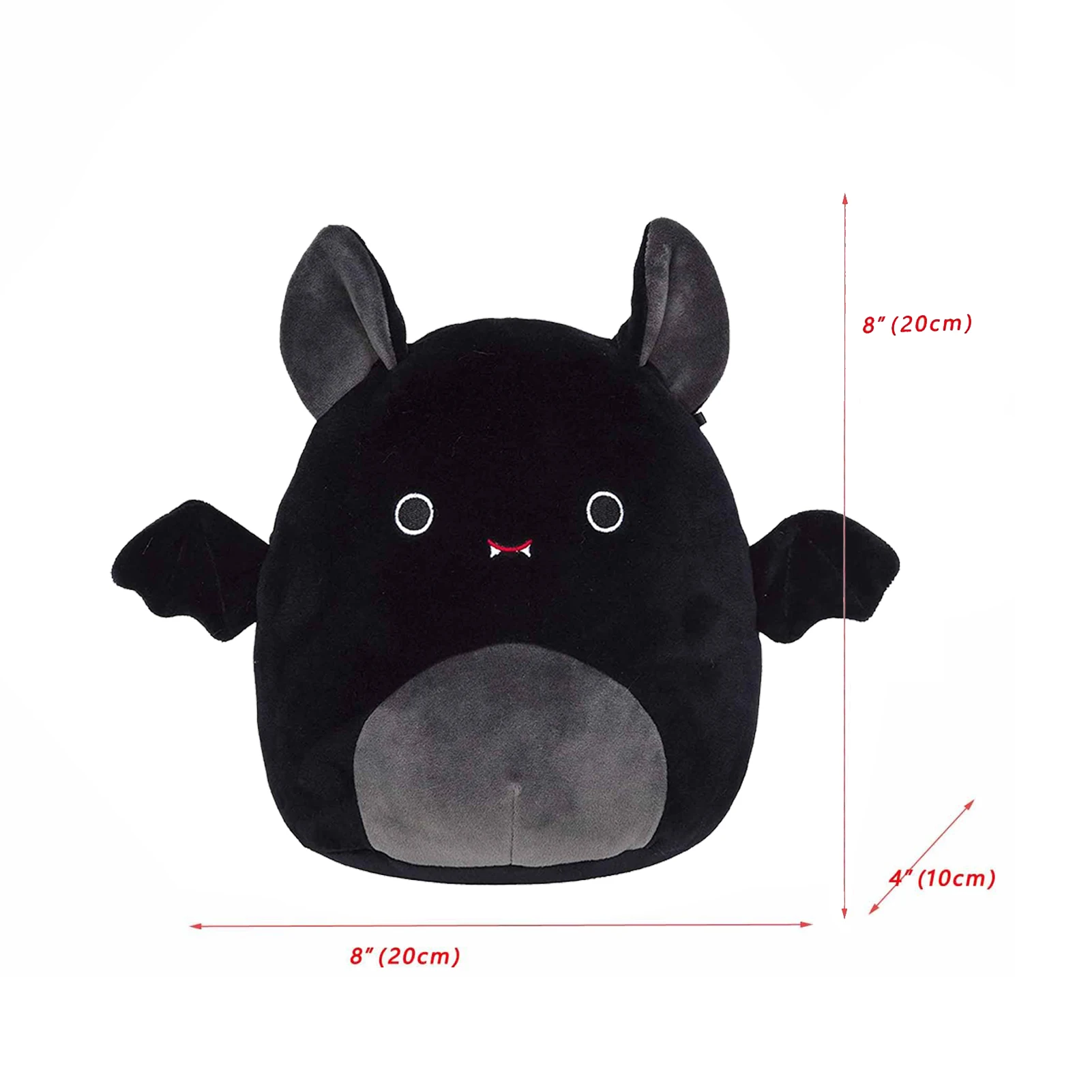 

Halloween Plush Bat Doll Toy Black Red The Bat Toy Kids Christmas Birthday Soft Gift Holiday 8/12 inch Stuffed Dolls Toys 2021