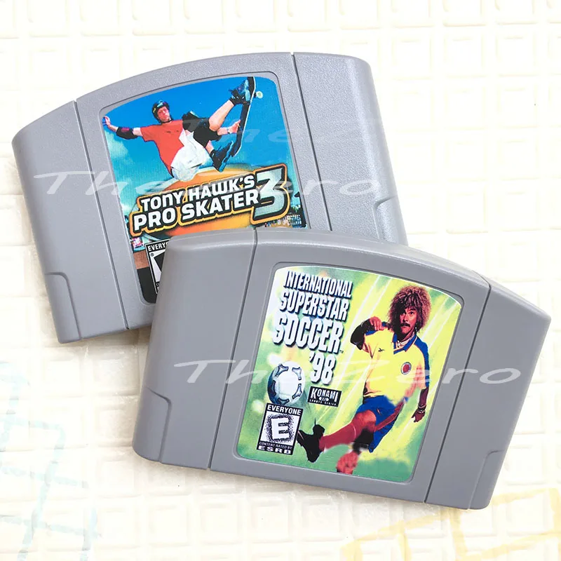 Английская Видеоигра для 64-битной консоли NTSC версии Tony Hawk's Pro Skater International Superstar