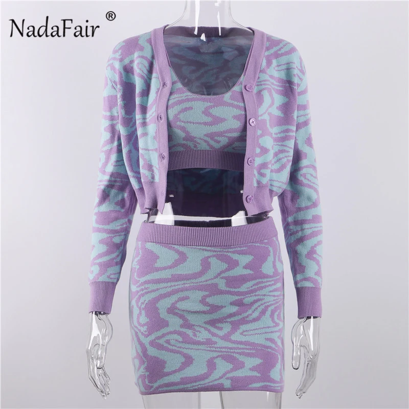 Женский укороченный вязаный кардиган Nadafair винтажный Укороченный с длинным