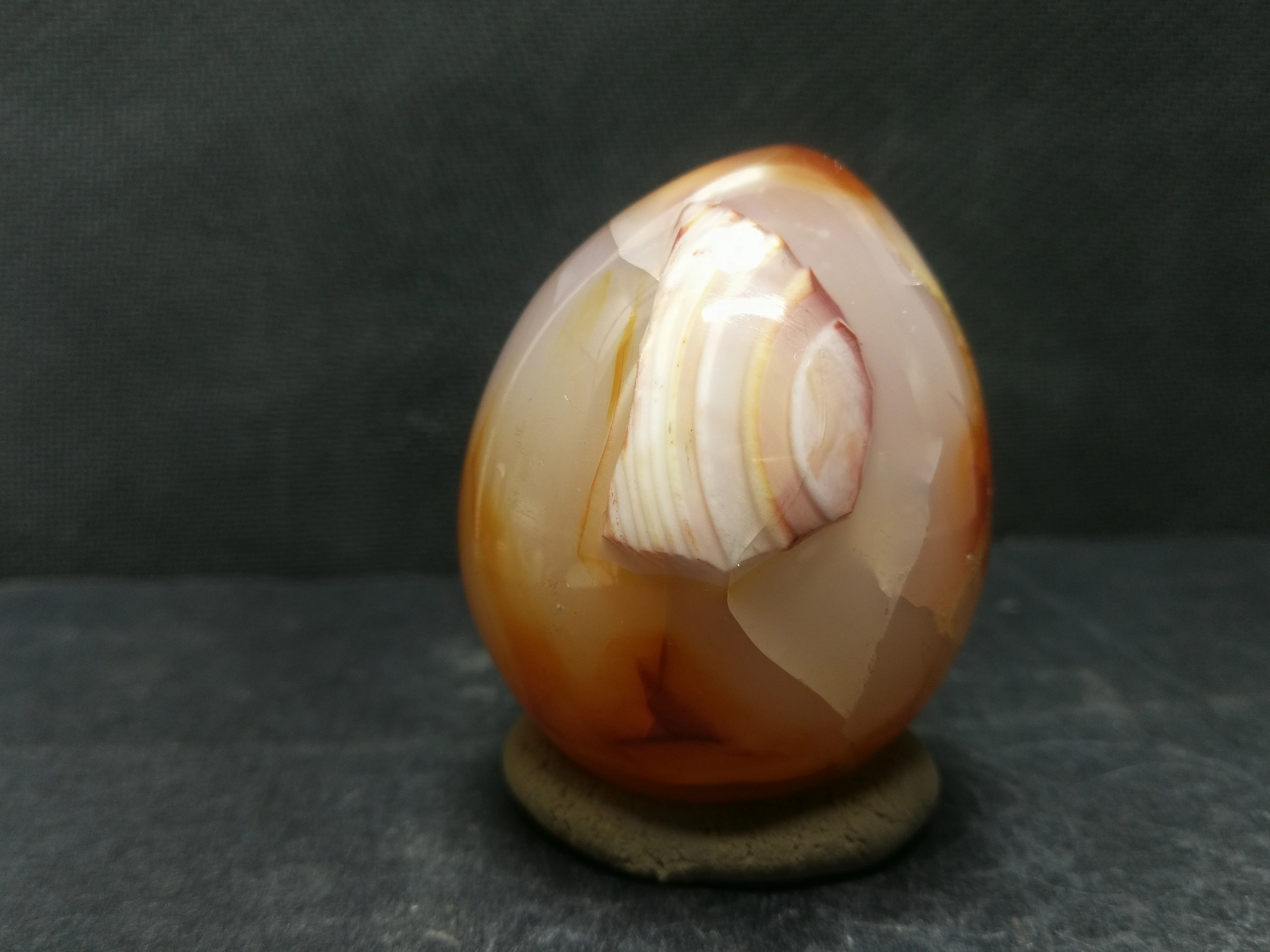 123 0 натуральный цвет красное агатовое яйцо полировка кварца кристалл лечебный