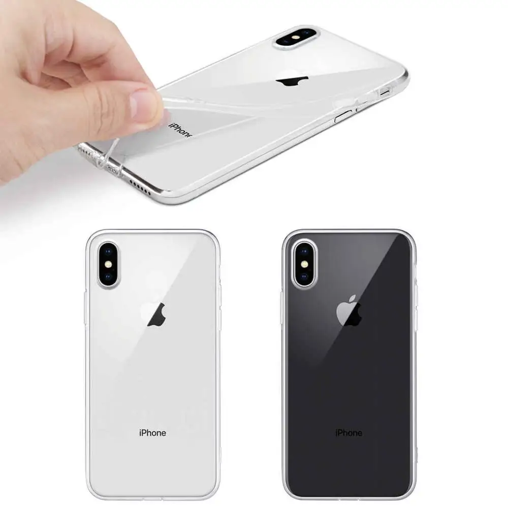 Прозрачный чехол для iPhone 7 Plus мягкий силиконовый из ТПУ 11 Pro Max XSMAX XR XS X 8 6 S |