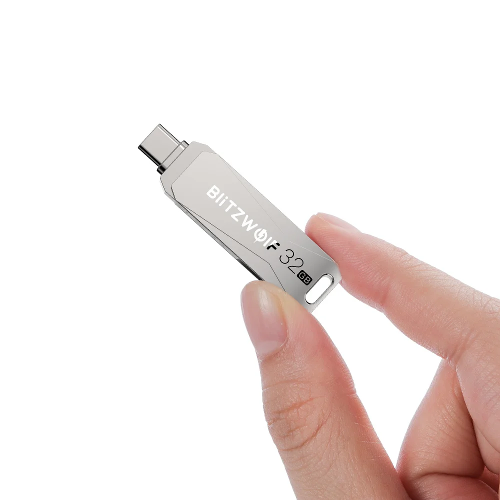 USB-- BlitzWolf 2  1,    USB 3, 0 Type-C,   360 ,  , 32 , 64 ,  OTG