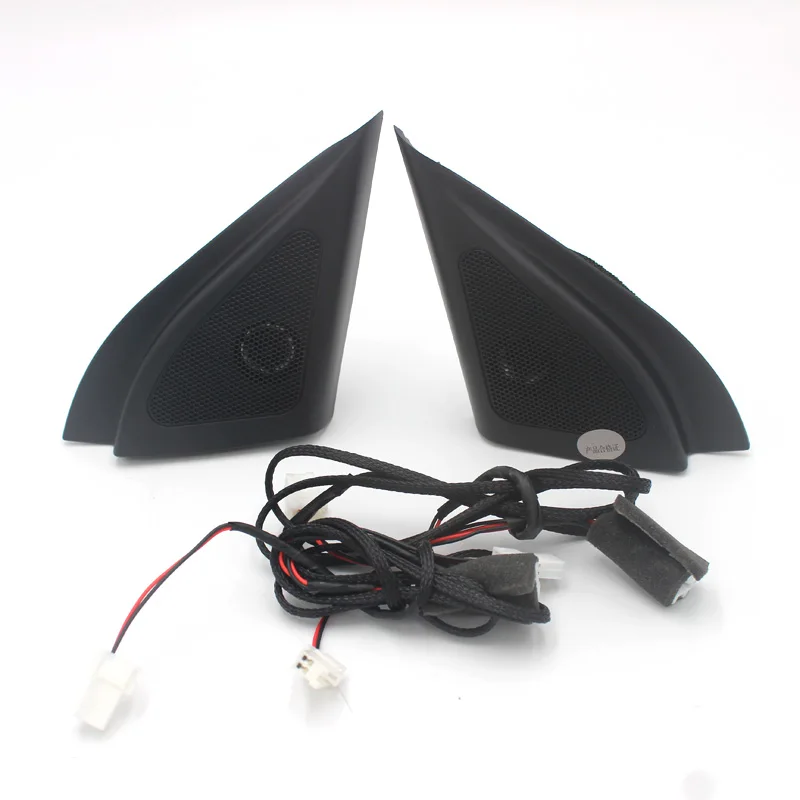 

For Hyundai ix25 CRETA speakers tweeter car-styling Audio trumpet head speaker ABS material triangle speakers tweeter