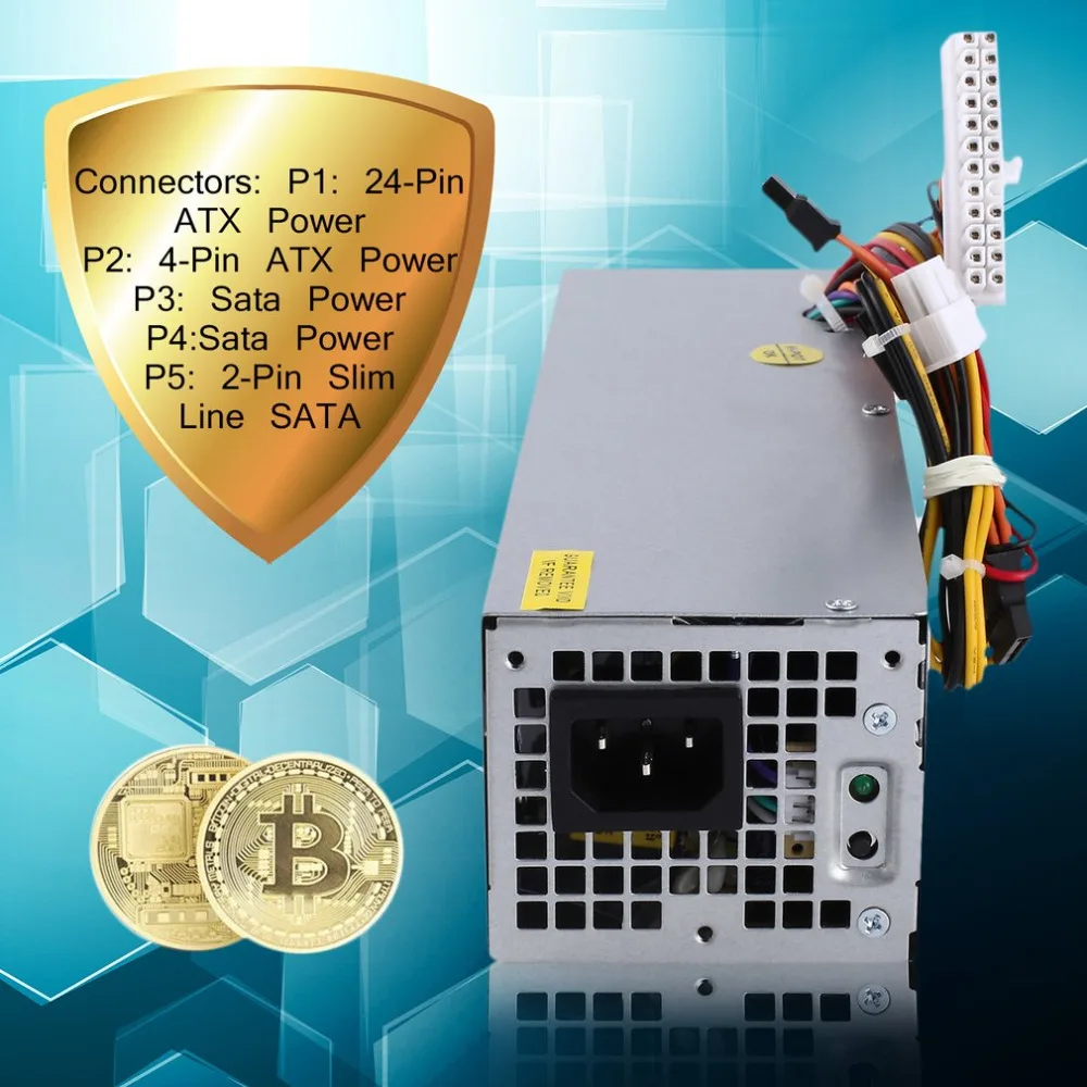 Новый 240W настольный Питание автомобильный блок питания для ноутбука Dell Optiplex H240ES