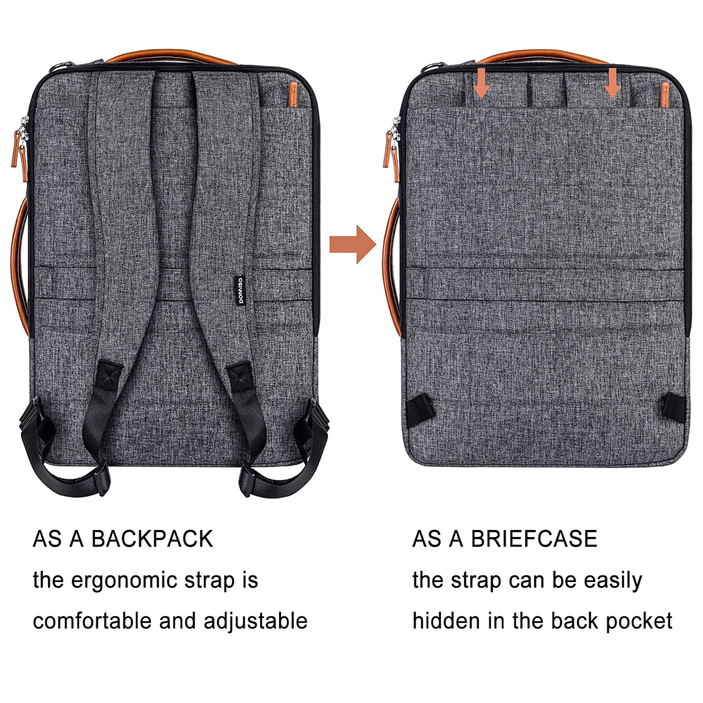 

Multi-Functional Laptop Backpack Rucksack Business Briefcase Shoulder Bag for Women & Men Fits Up to 14 15.6 17.3 Inch Laptops