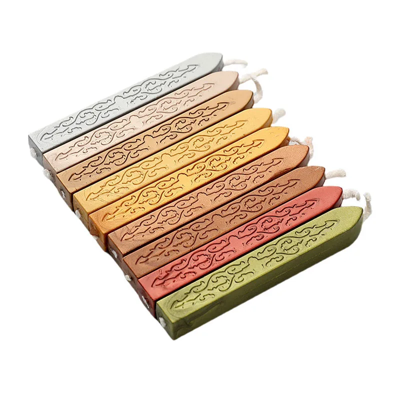 

Sealing Wax Stick Retro Seal Stamps For Letter Wedding Invitations 90*11*11mm Vintage Cord Wick Vintage Sealing Wax Sticks