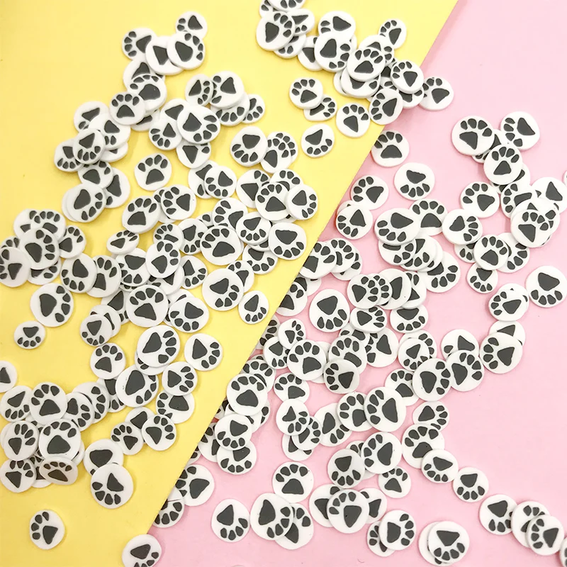 100g Медвежья Лапа ломтики посыпка для Ремесла поставок Игрушка полимерная глина