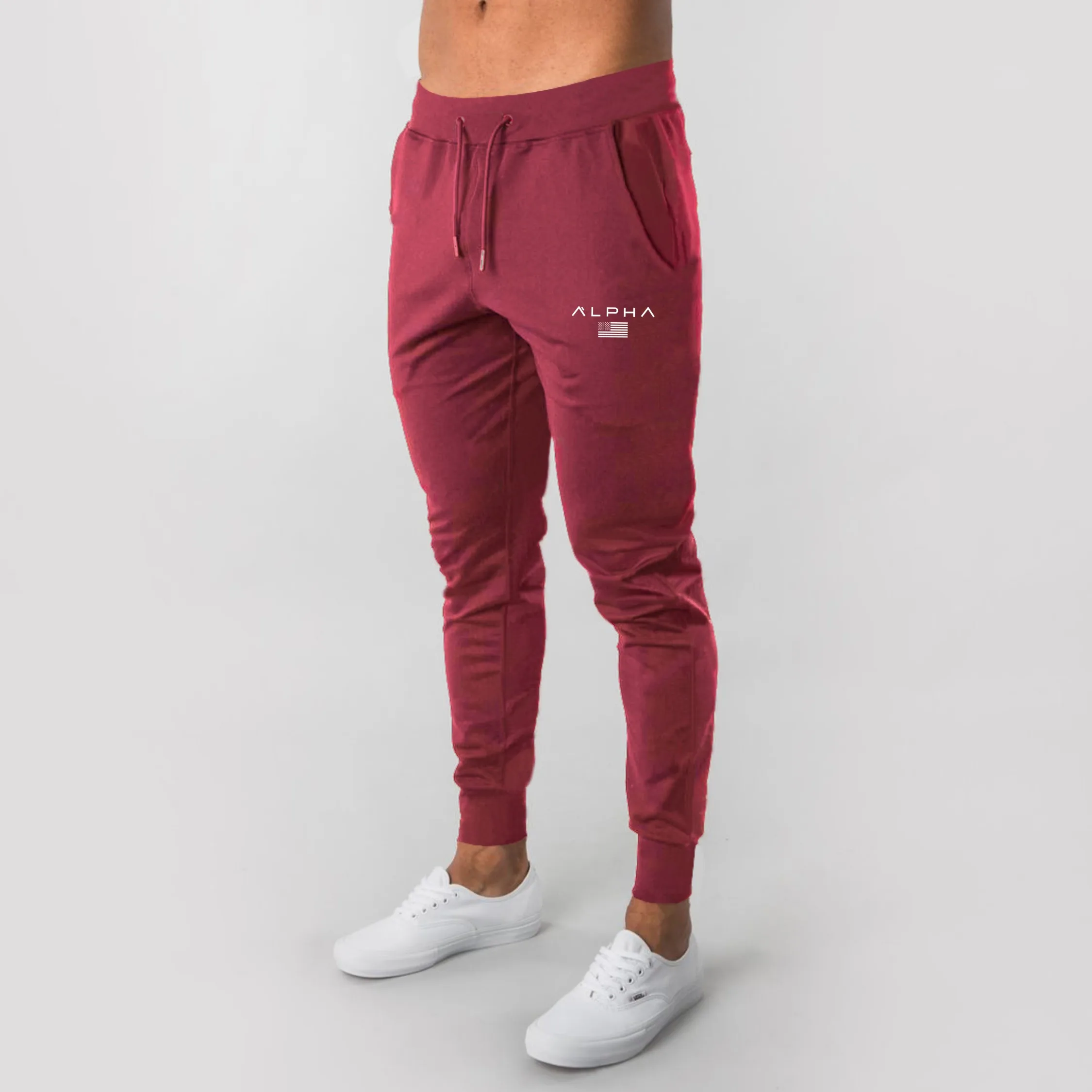 Men Run Sports Joggers Pants Male Sportswear Bottoms Skinny Sweatpants men Workout Trousers Gym Fitness Bodybuilding Track | Спорт и
