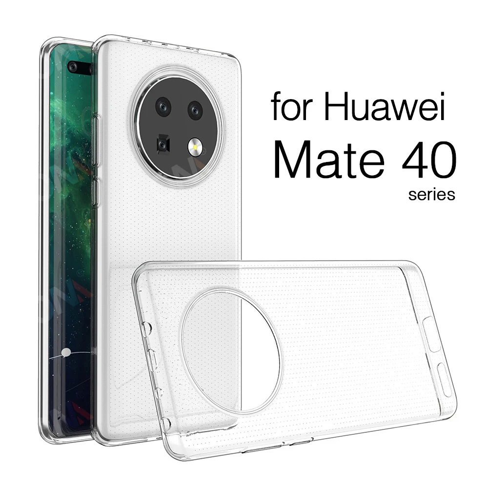 Silica Gel TPU for Huawei Mate 40 Pro Plus 5G Coque Capa Mate40 40ProPlus Crystal Clear Soft Transparent Bumper Phone Case Cover | Мобильные