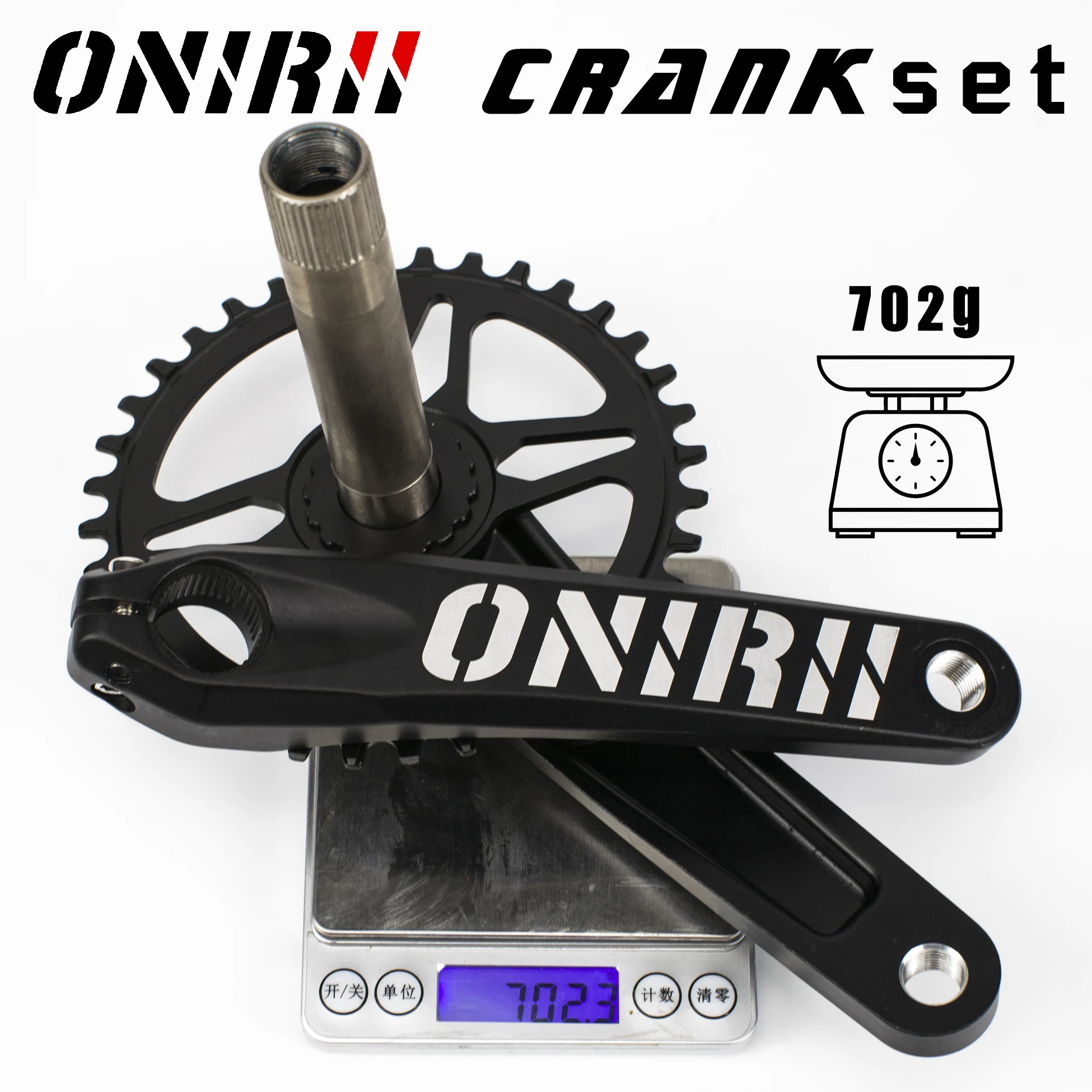 

ONIRII Bicycle Crankset 170MM 175MM Bike MTB Crank Sprocket 32T 34T 36T 38T Chainring with BB For SRAM NX SHIMANO Deore SLX New