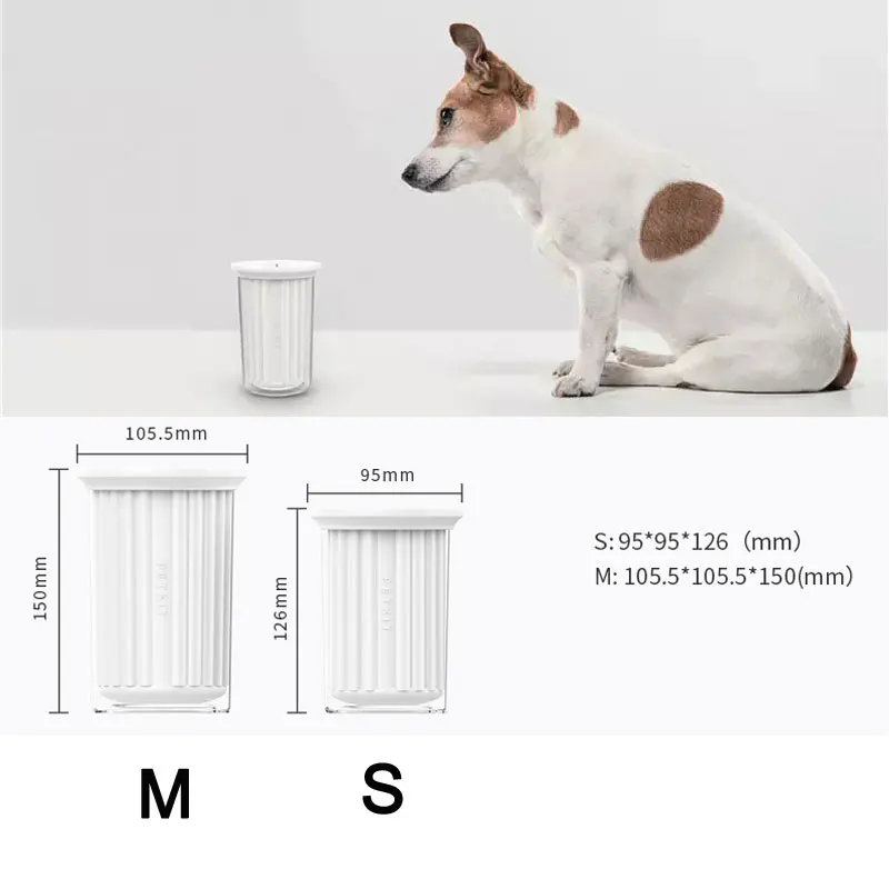 PETKIT приспособление для очистки лап чашки Мягкие силиконовые гребни портативные для домашних животных шайба для ног чашка срочная быстрая стирка грязные для домашних животных Кошки чистка ног