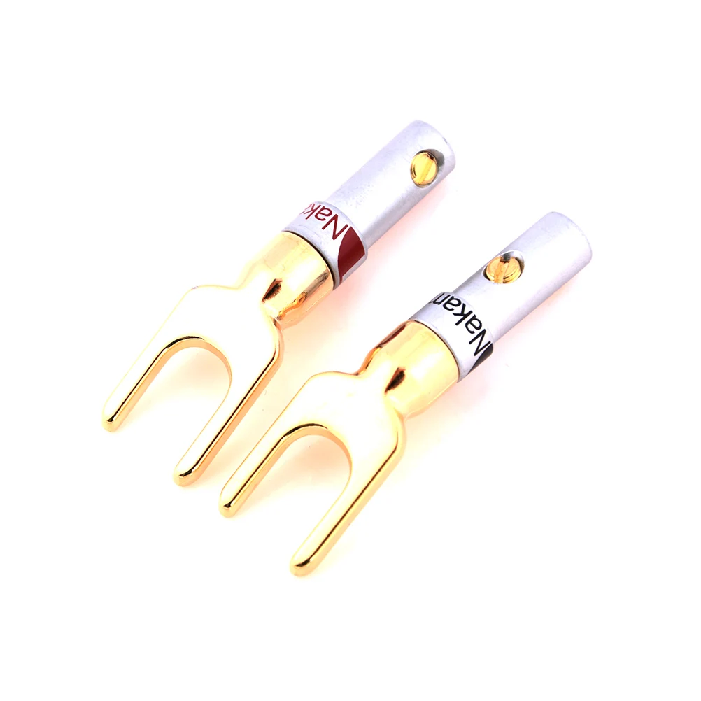 1 пара штекер типа банан для аудио колонок 8 4 мм | Компьютеры и офис