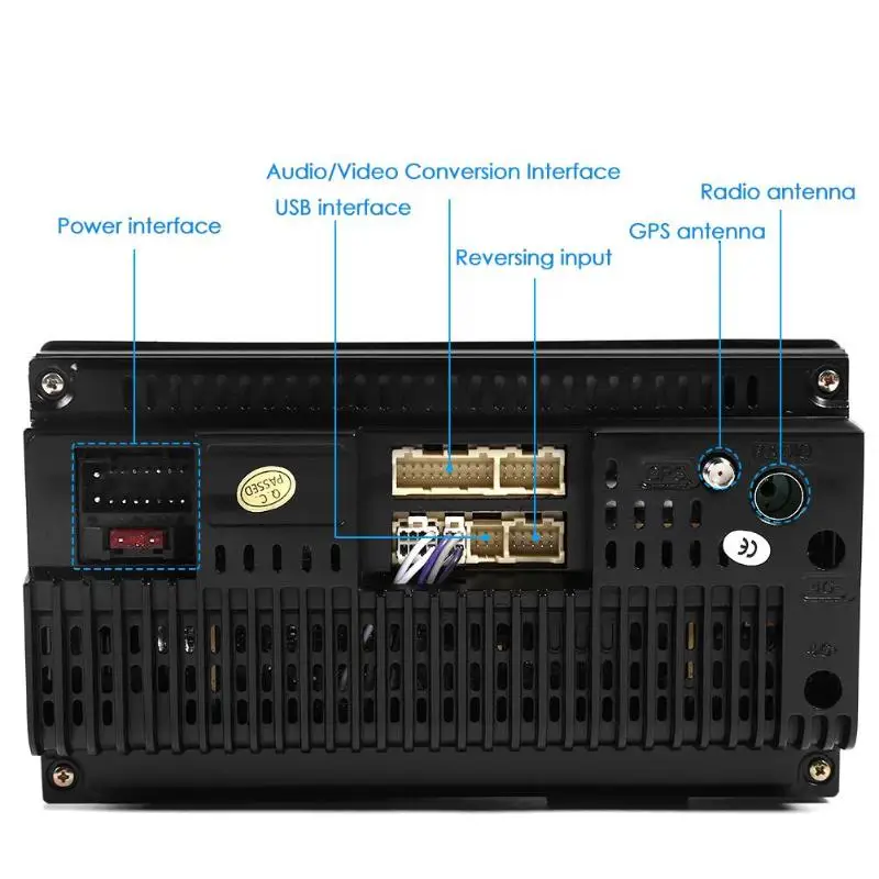 8802 Android 8,1 автомобильный стерео gps Навигация BT WiFi USB FM радио головное устройство РЕВЕРСИВНОЕ изображение двунаправленное тепловыделение