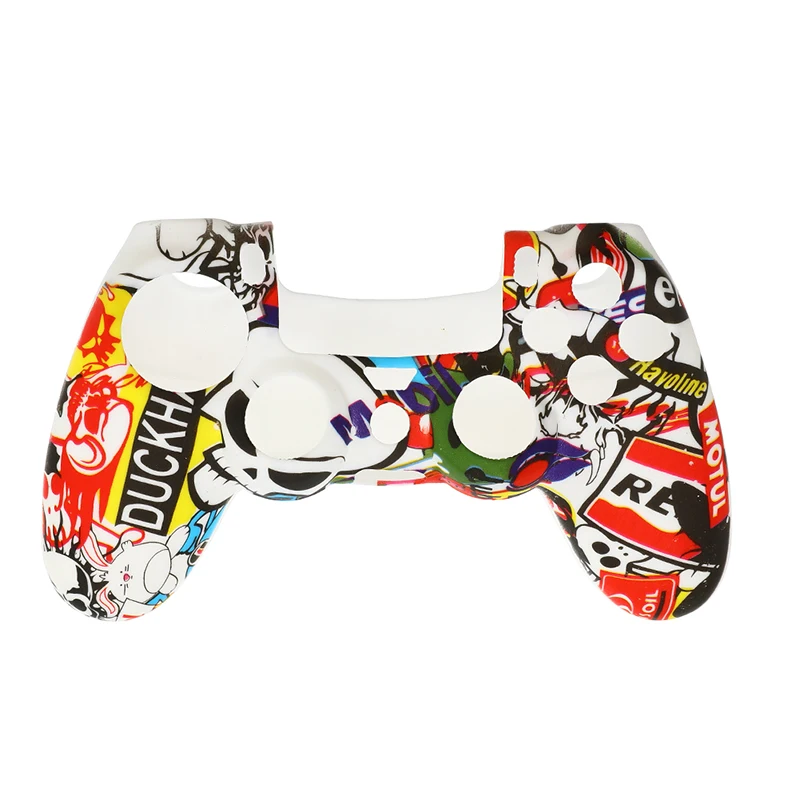 Новый силиконовый защитный чехол с колпачками для джойстика Dualshock 4 контроллера