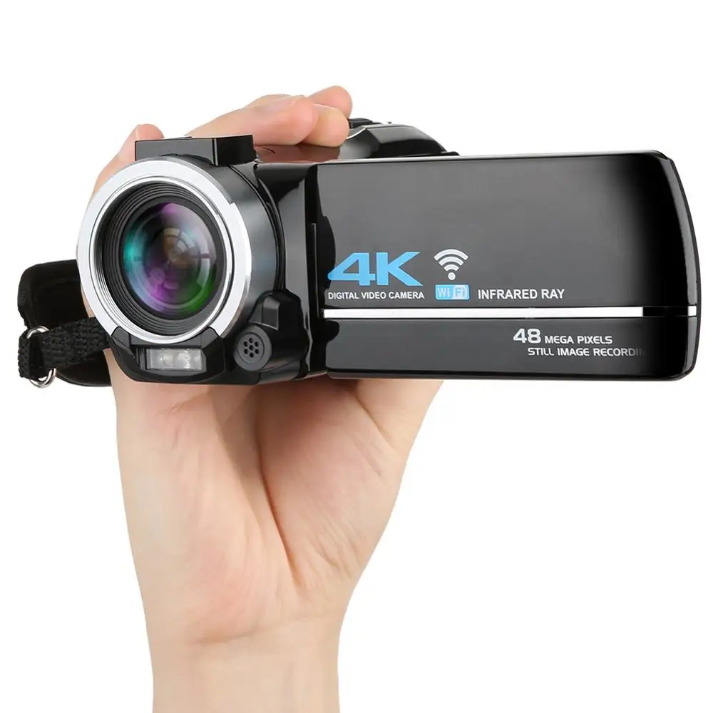 4K видеокамера Цифровая камера HD Wifi Инфракрасная ночного видения с микрофоном и