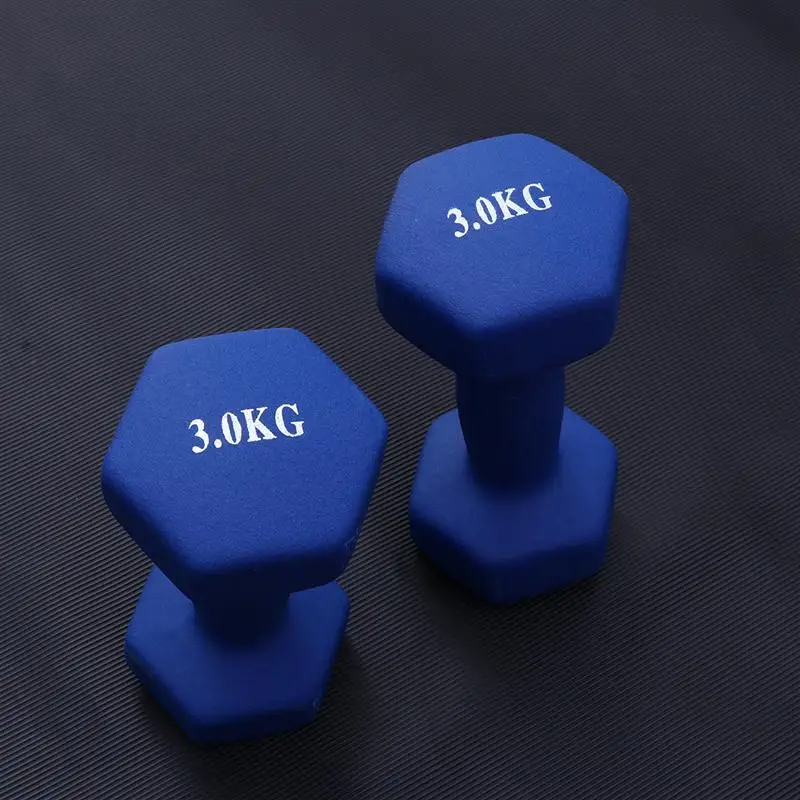 

2pcs Exercise Dumbbells Frosted Dumbbells Lady Barbells Hand Bar For Yoga Fitness Lose Weight Random Color (1kg)
