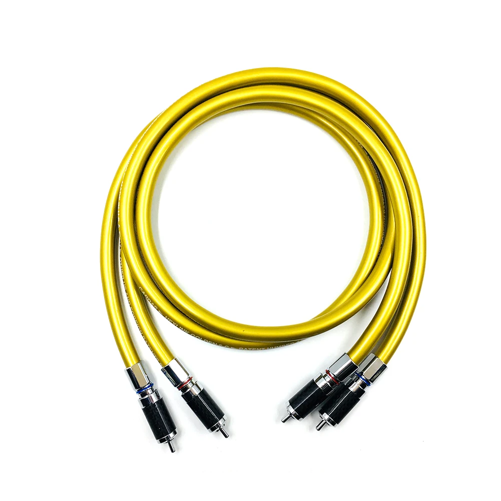 Кабель типа папа Hi-Fi 2RCA Стандартный с родиевым покрытием | Электроника