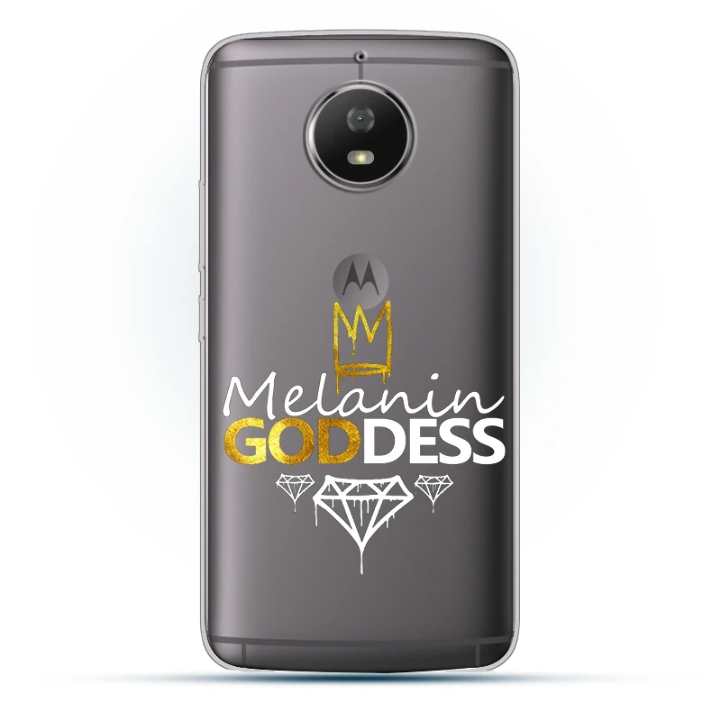 

ciciber Melanin Poppin Cases For Motorola Moto G7 G6 E6 G5 G5S E5 G4 E4 Z2 Z3 ONE X4 C EU Plus Play Power Silicone Funda Capa