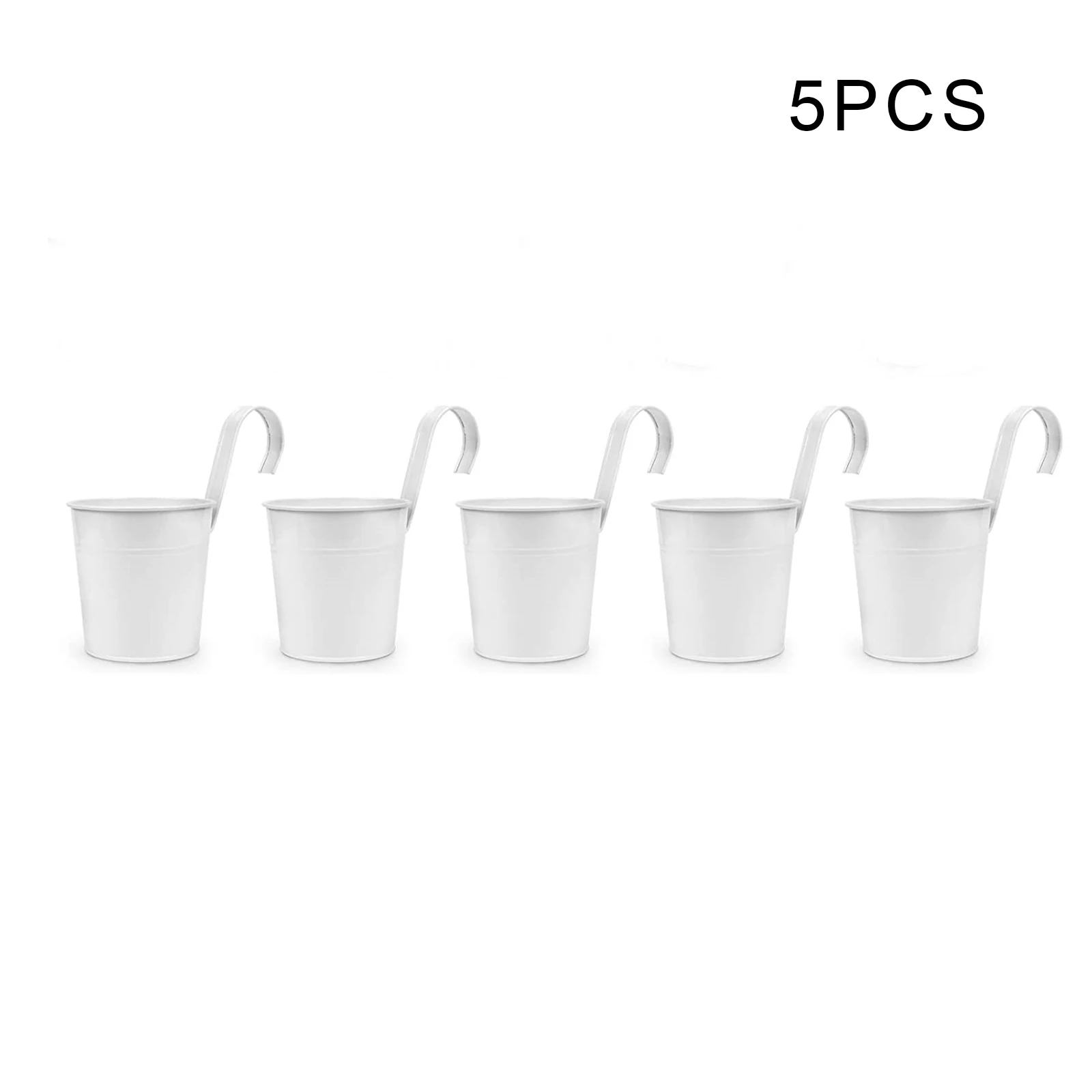 

Metal Hanging Flower Pot Retro Bucket Planter with Detachable Hook Multifunctional Holder for Garden Courtyard Patio FHJ889