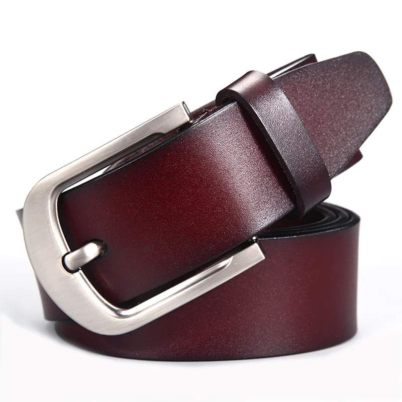 Мужской ремень Deepeel натуральная металлическая пряжка кожаные ремни Молодежные
