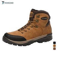 tehezad 2021 new male casual sports sneakers mens tourism hiking shoes winter trekking boots for men autumn climbing footwear