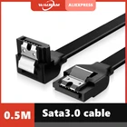 Кабель SATA 3,0 для жесткого диска SSD HDD Sata III 8 Pin 6 ГБсек. кабель для передачи данных адаптер двухканальный стабильный сигнал