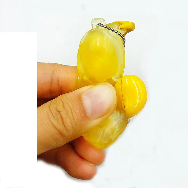 Yellow With Box Светится в темноте мягкие игрушки антистрессовые шары с цепочка для телефона и ключей Распаковка бобы сжимаемые игрушки офис антистресс Новинка - Цвет: Yellow With Box