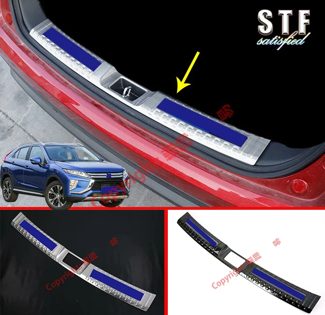 

Stainless Steel Interior Rear Bumper Protection Trunk Sill Decorative Plate Pedal For Mitsubishi Eclipse Cross 2018 2019