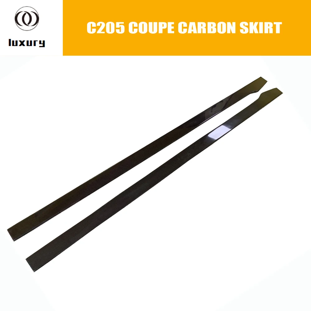 

C205 Carbon Fiber Side Extension Skirt for Benz W205 Coupe 2DR C180 C200 C220 C300 C43 C63 AMG 2015 - 2021