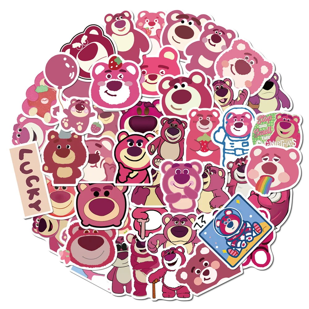 

10/50pcs DISNEY Cartoon Toy Story Lotso stickers Kids Toys waterproof Teacher baby Gift Reward PVC Christmas gift