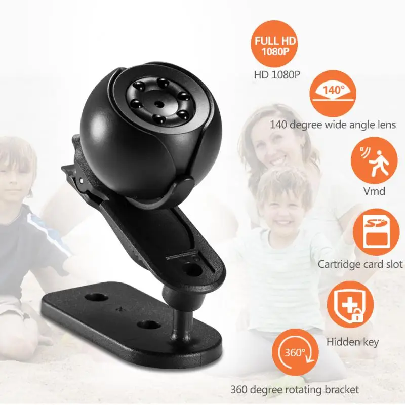 SQ6 Mini Camera 1080P Sport DV Infrared Night Vision Monitor Concealed BG1 | Электроника