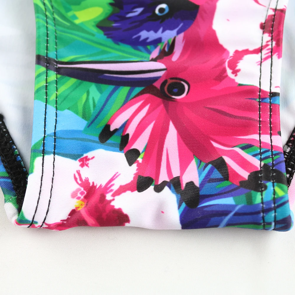 

TW206 OEM Design Sexy Floral Swimsuit Ladies U Bandeau Bathing Suit Two Piece Bikini Set Swimwear 2021 bathing suit women